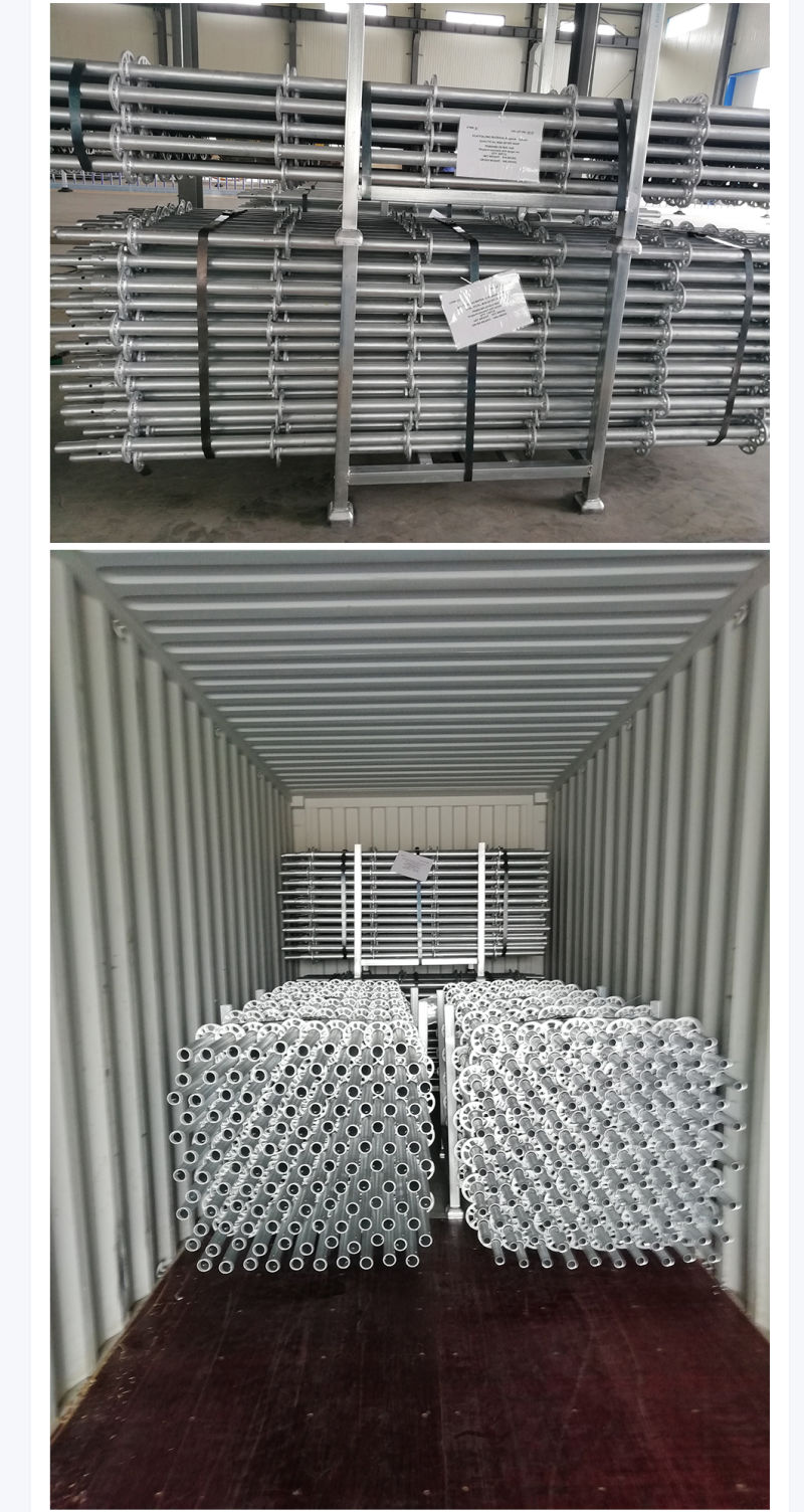 German Layher Ringlock Scaffolding System Q355 Hot Dipped Galvanized Steel Ring Lock Scaffolding