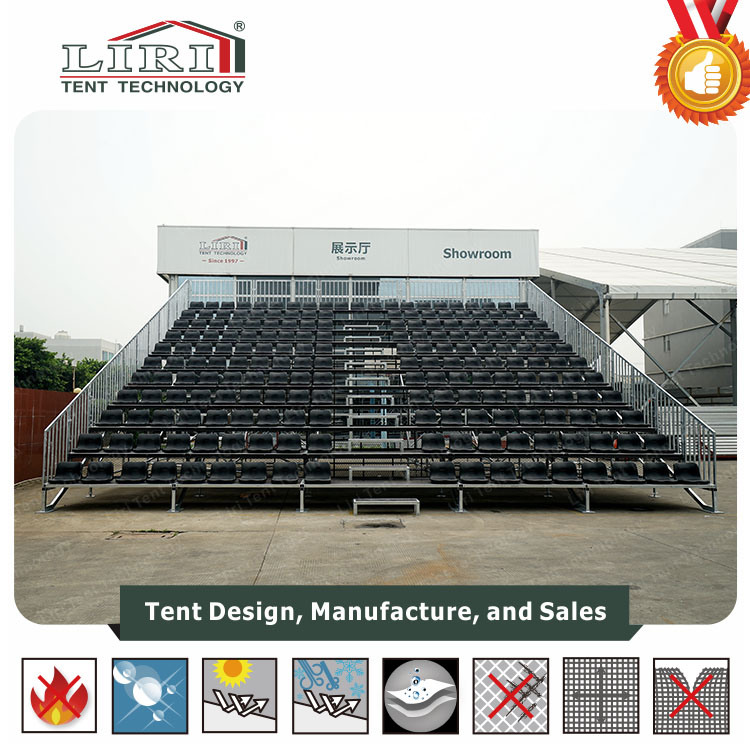 Concert/Gym/Sports Used Retractable Scaffolding Bleachers, Bleacher Seating, Mobile Grandstand