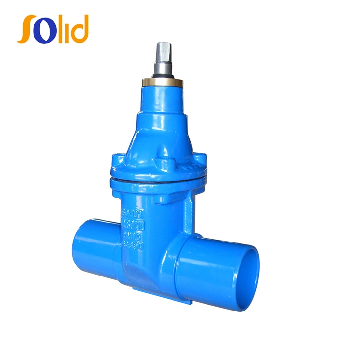 Pn16 Dn75 Spigot Ends Resilient Gate Valve with Non Rising Stem