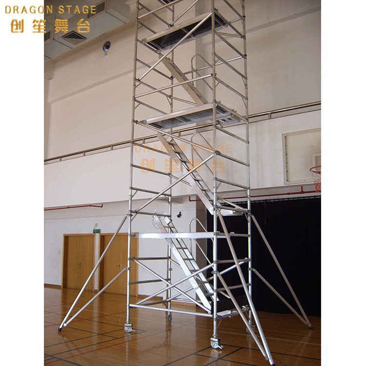 Dragon 8m (1.35*2) Kwikstage Scaffolding Mobile Scaffold Tower Scaffolding