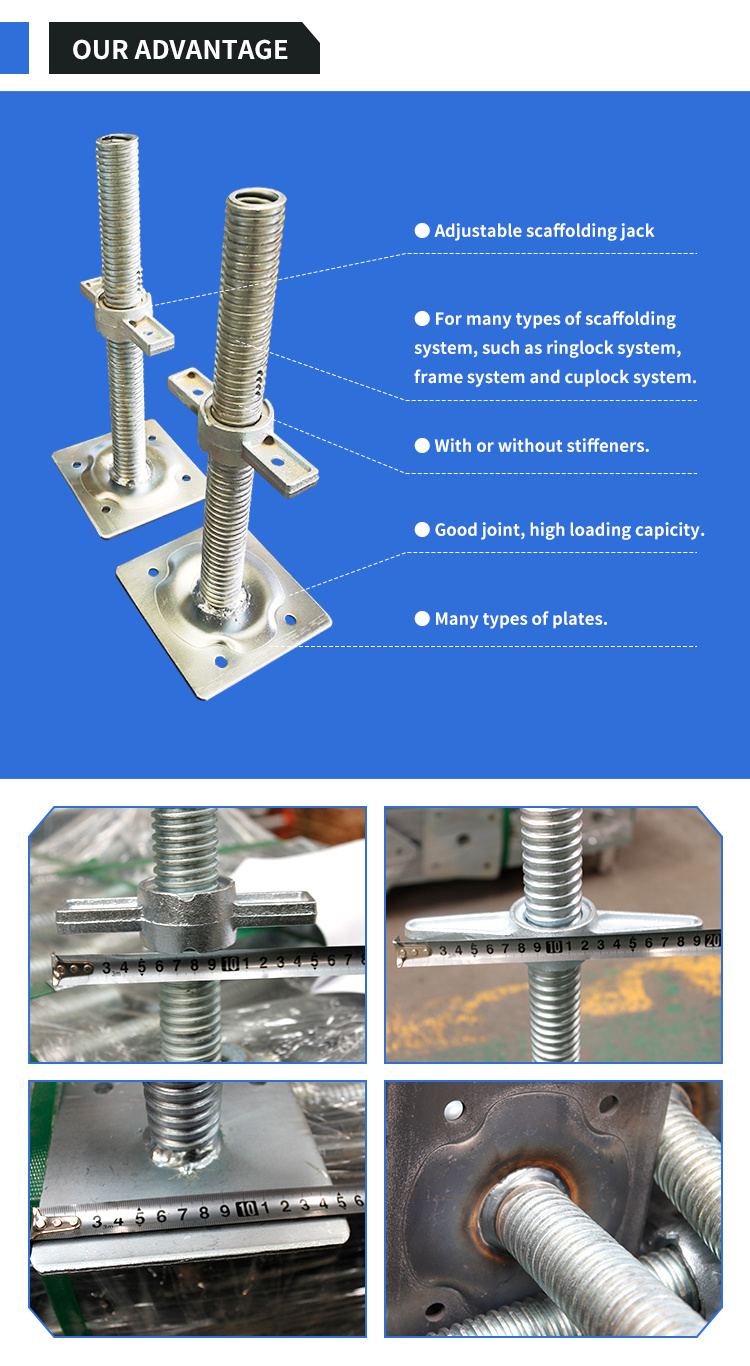 Scaffold Construction Accessories Screw Jack Base