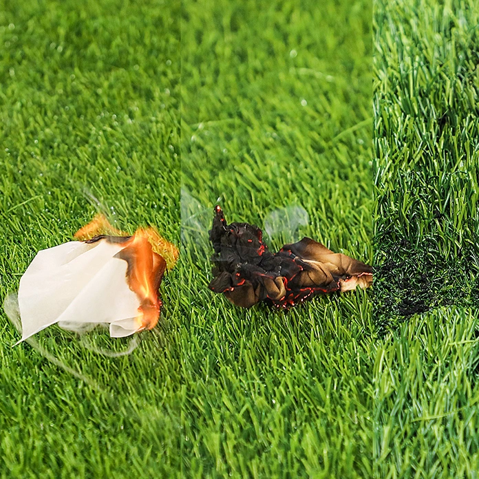 Man-Made Grass-Artificial Turf-PE Football Grass-Artificial Grass