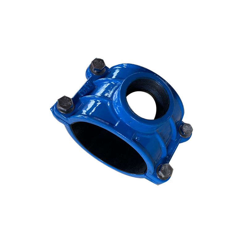 Ductile Iron Saddle Clamp for Prestessed Cement Pipe PE Pipe