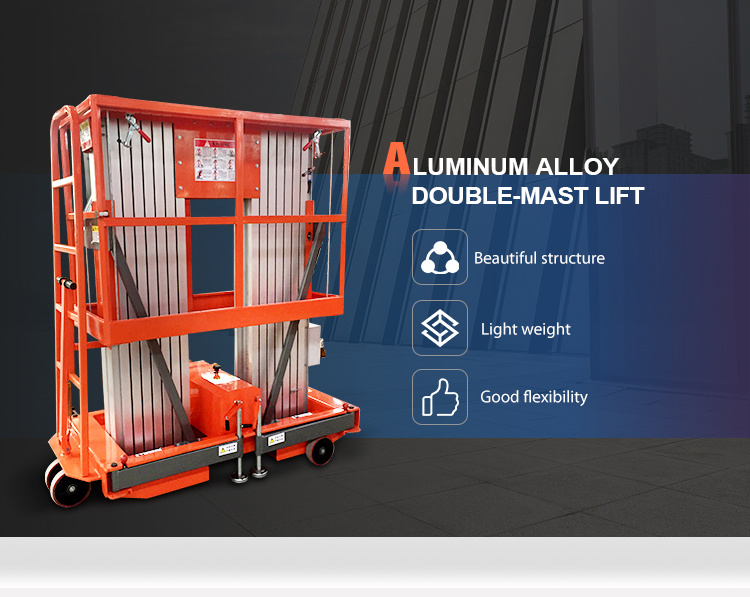 Aluminum Folding Mobile Scaffold Mobile Trailer One Manlift Platform Price