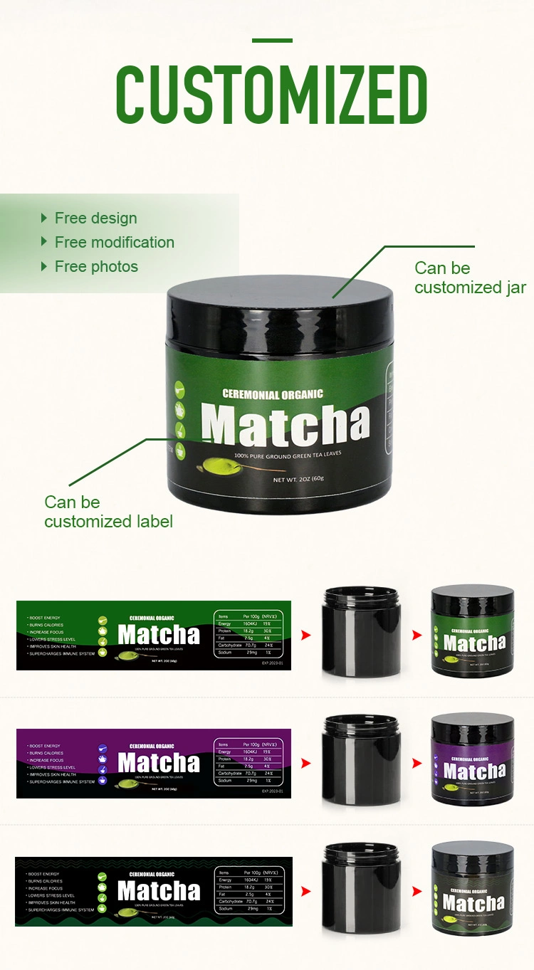 OEM Organic Matcha Green Tea 100% Powder Manufacturer