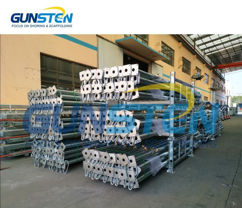 Heavy Duty Adjustable Telescopic Galvanized High Quality En1065 Shoring Props of Scaffolding Certified Building Material Construction Formwork