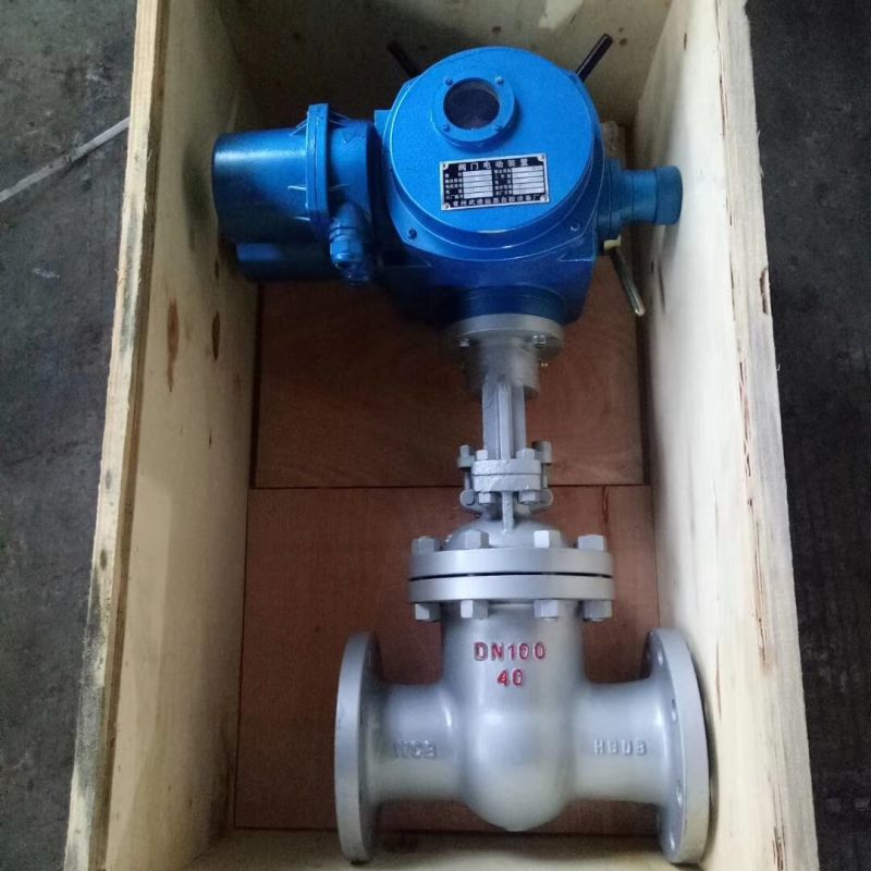Manul Pnuemtaic/Electric Actuator Operated Cast Steel OS&Y Rising Stem Gate Valve