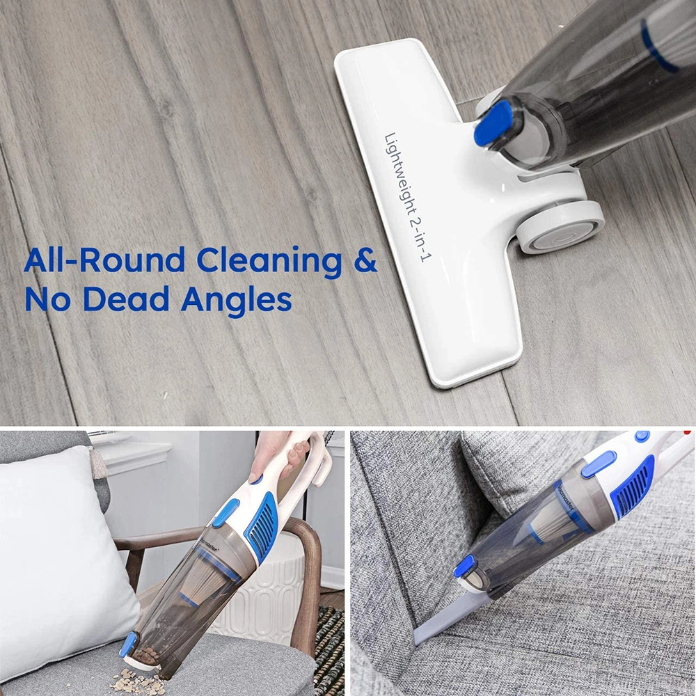2-in-1 Corded Vacuum Cleaner High Suction Portable Small Appliances Handheld Putter Desktop Mini Home Sweeper