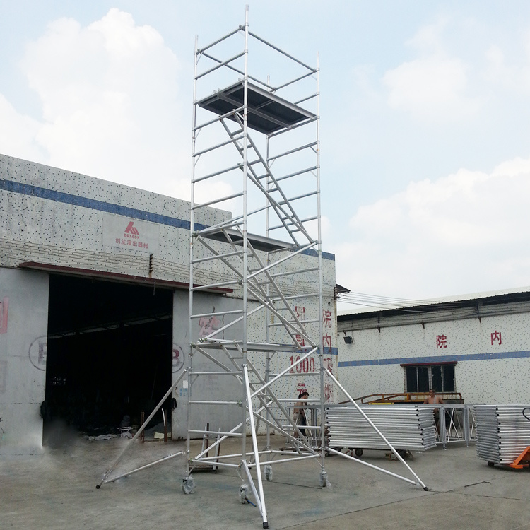 Durable Mobile Scaffold Aluminum with Stair