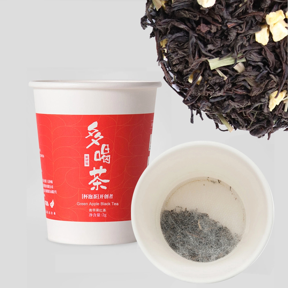 Slimming Detox Slim Fit Tea Green Apple Black Tea Blended Flavored Tea