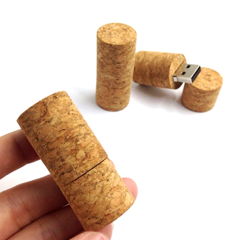 Natural Synthetic Cork Wine Bottle Stopper U Disk/USB Pen Drive