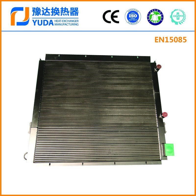 Replacement Atlas IR Sullair Compressor Aluminum Finned Wind Oil Cooler and Compressed Air Aftercooler