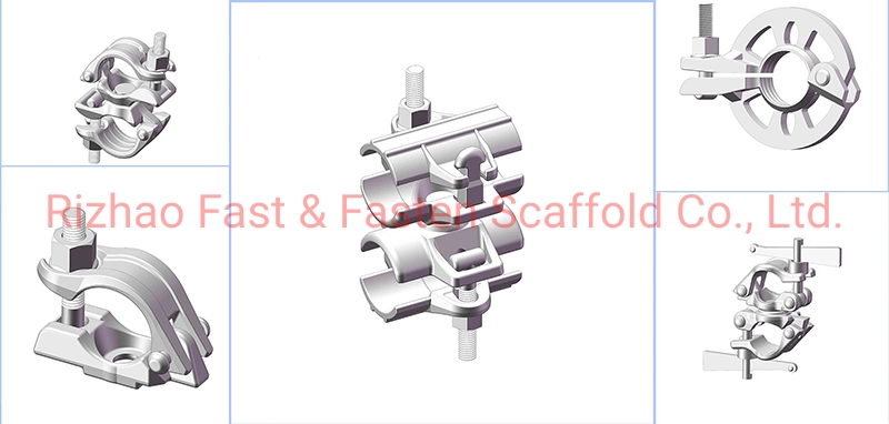 Blue Scaffold Fastener Suitable Building Scaffolding Swivel Coupler