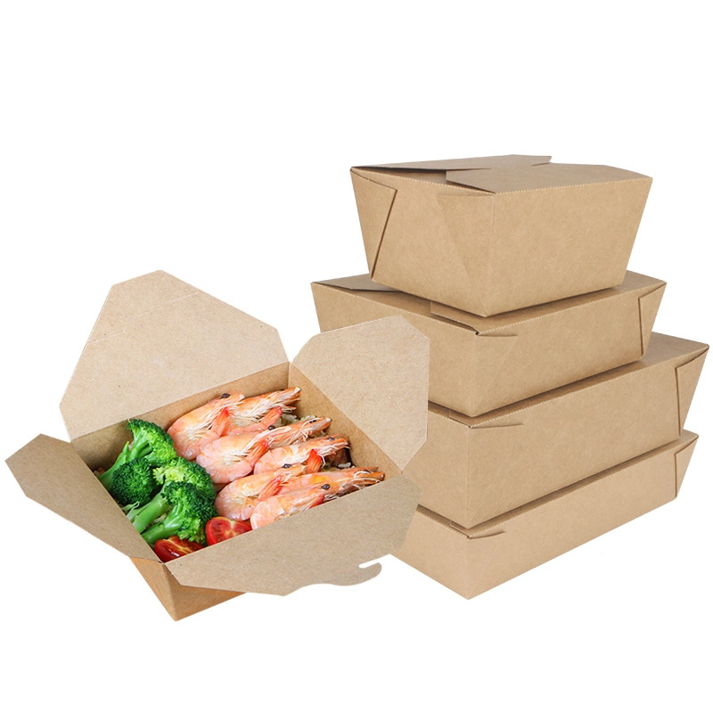 Disposable Paper Fast Food Bowls Soup Buckets Take out Boxes