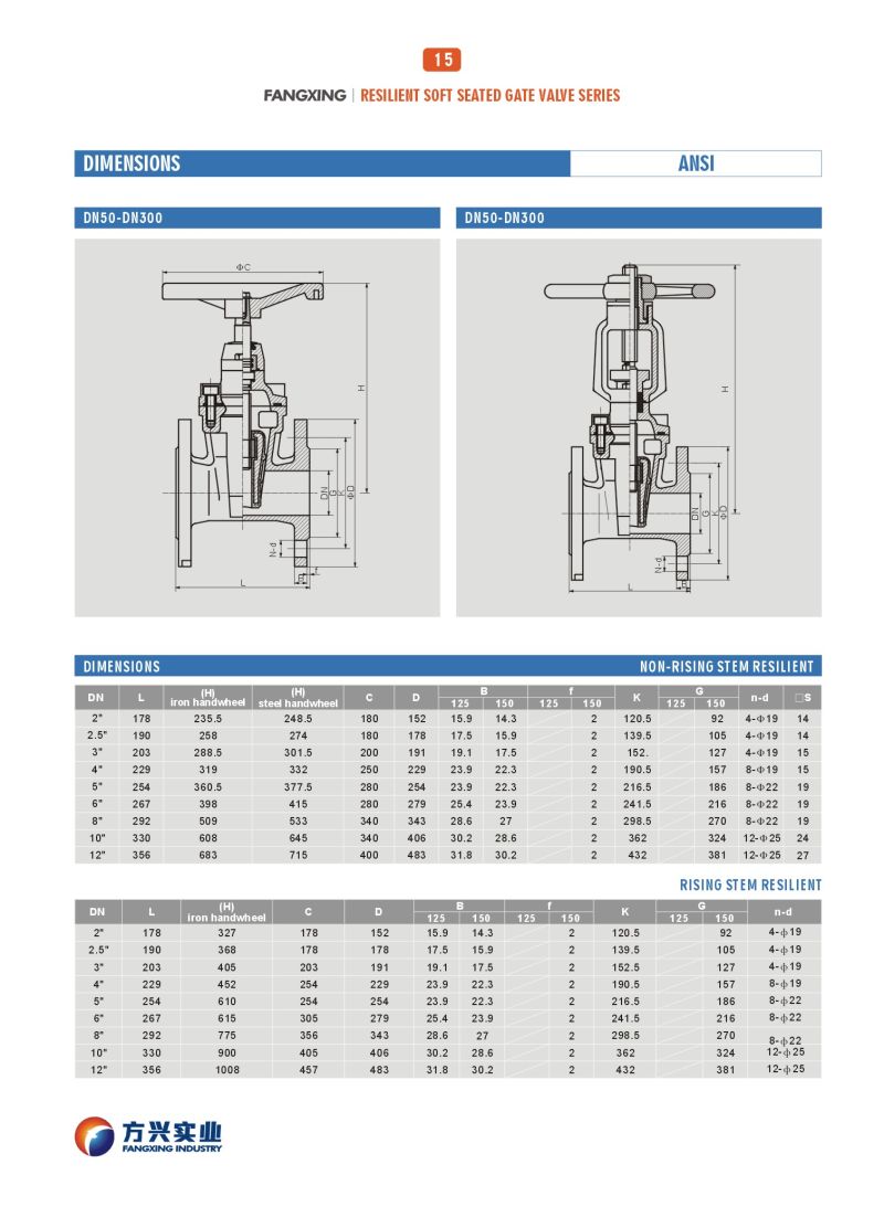 Resilient Soft Seated Gate Valves for Actuators