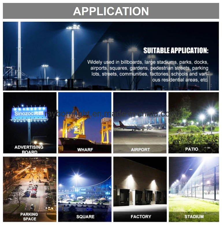 Professional Waterproof IP66 600W Sports Ground LED Football Field Lighting