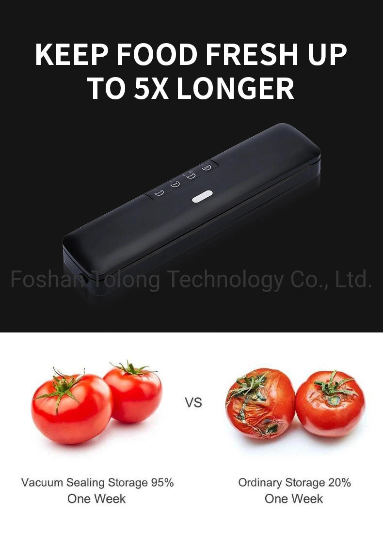 Custom Logo Portable Household Home vacuum Sealer Machine Food Automatic Packing Saver Vacuum Sealer