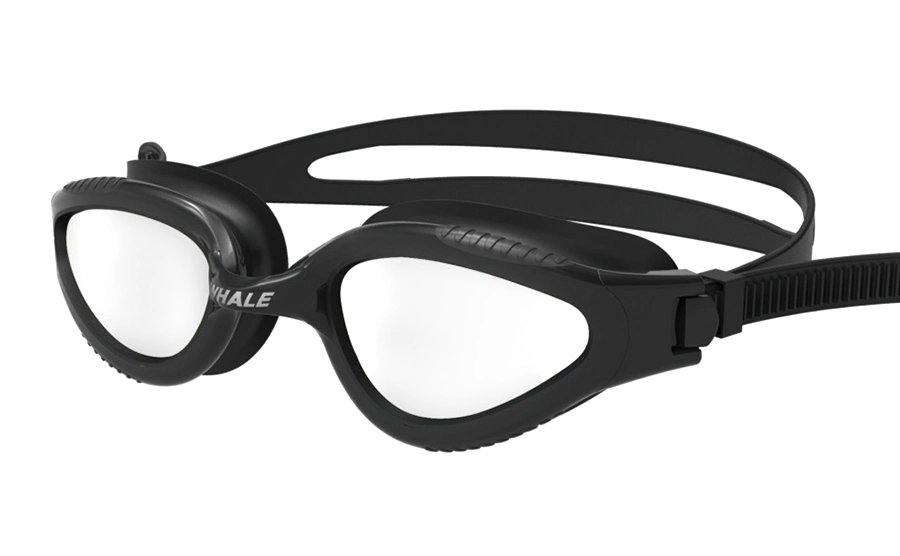 Mirror Coated Professional Swim Goggles UV Protective Swimming Glasses Anti-Fog Rainbow Coated Swimming Eyeglasses