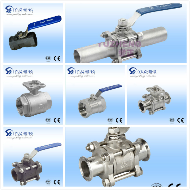 3PC Carbon Steel Ball Valve with 1000psi Pressure