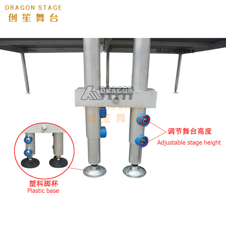 Dragon Concet Events Aluminum Mobile Quick Stage Simple Stage
