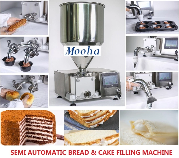Mini Bread Filling Machine Croissant Bread Filling Machine Bread Jam Injector Machine