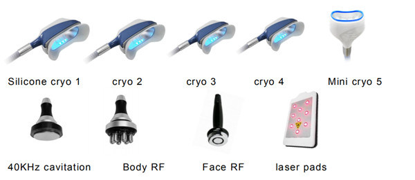 Multifunctional Cool Vacuum 360 Degree Fat Freeze Cryolipolysis Cool Tech Cryo Slimming Machine