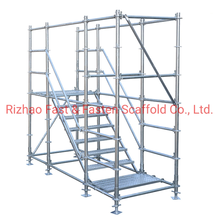 Wholesale Scaffolding Parts Name Hot-Dipped Galvanized Metal Layher Ringlock 3m Scaffold Standard