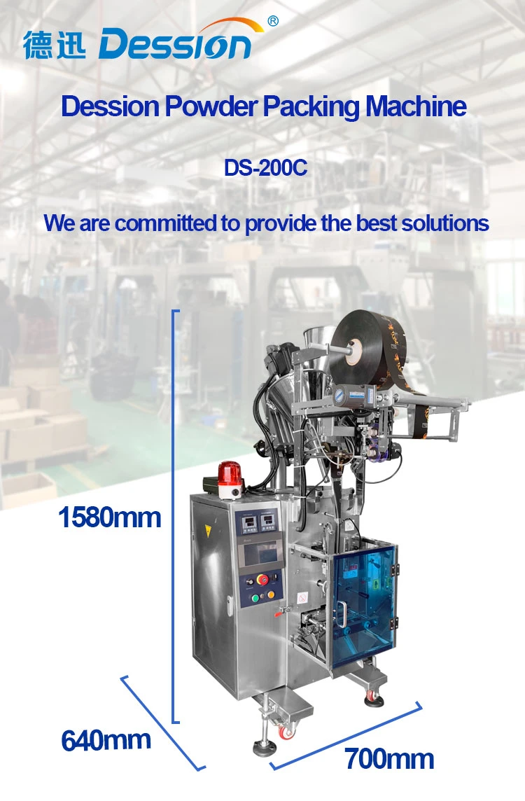 Powder Filling Packaging Machine Automatic Soap Washing Powder Detergent Packaging Machine