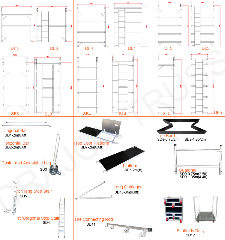 Scaffolding_Pipes Props Scaffolding Props Steel Props Scaffold with Boards Wood