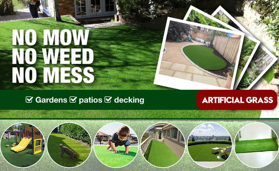 25mm Pile Height Artificial Grass, Synthetic Turf, Football Grass