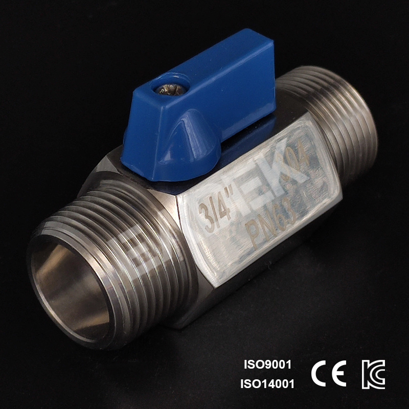 Ss Stainless Steel Products Male Threaded Mini Gas Ball Valve