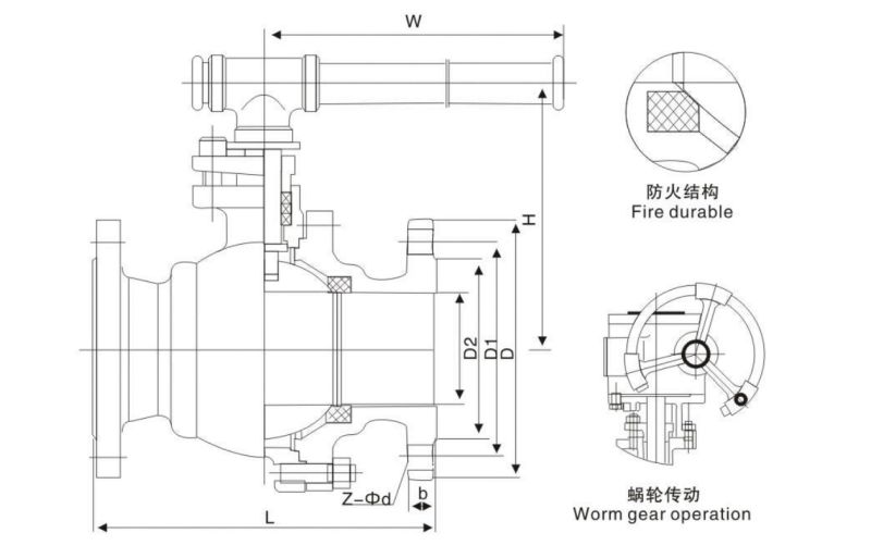 Flange Floating Ball Valve/Stainless Steel Ball Valve