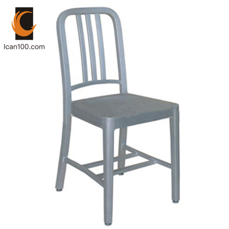 American Standard Commercial Luxury Banquet Wedding Aluminum Metal Restaurant Cafe Dining Chair