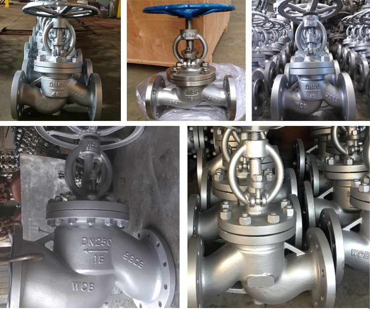 Carbon Steel A216wcb Flanged Globe Valve with RF /Rtj