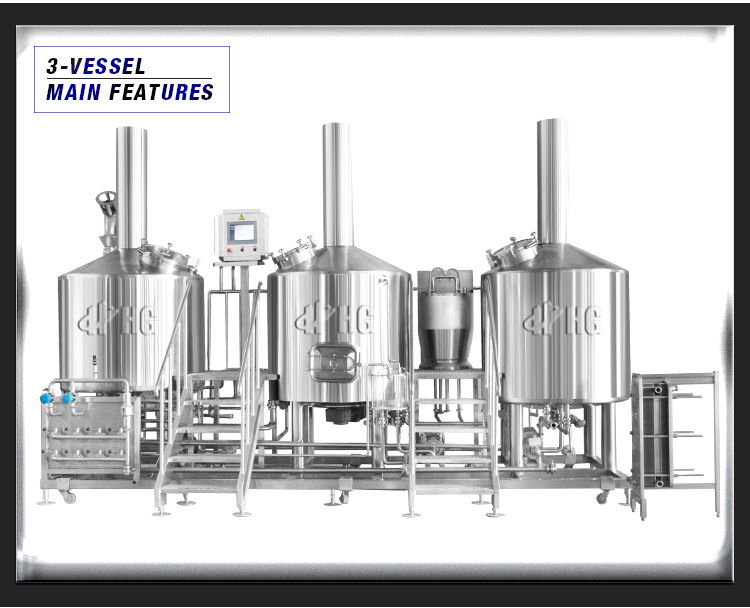 Beer Brewery Brewing Conical Fermenter Beer Brewing Equipment Conical Beer Fermenter 1000L 20bbl 2000L Turnkey Project of Brewery