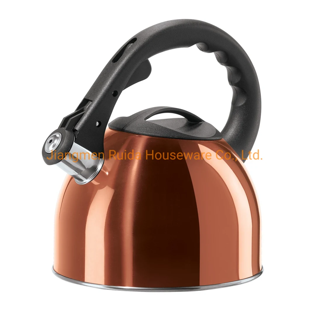 Wholesale Top-Rated Stainless Steel Whistling Kettle with Heat Resistant Painting