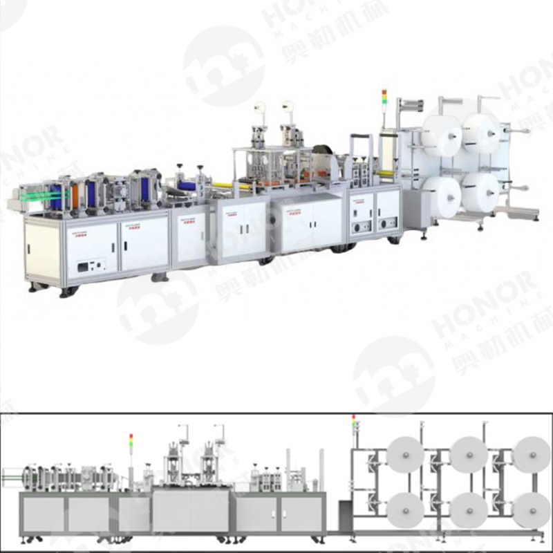 24 - Hour High - Speed Operation Using Convenient Anti - Infection N95 Mask Processing Machinery