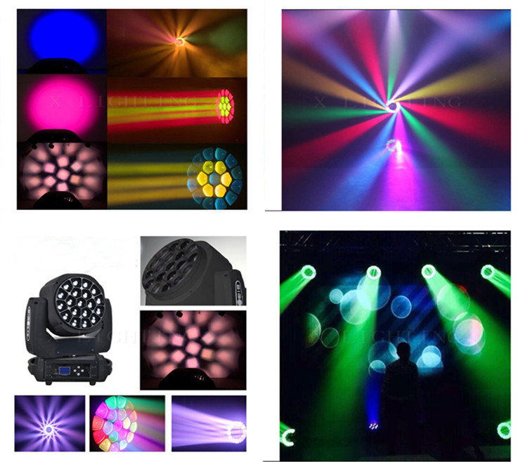 19X15W LED Moving Head Wash DJ Lights Moving Head Disco LED K10 Moving Head