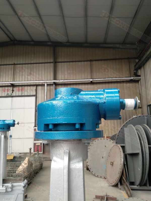 Wcb Gate Valve, Knife Gate Valve with Gearbox