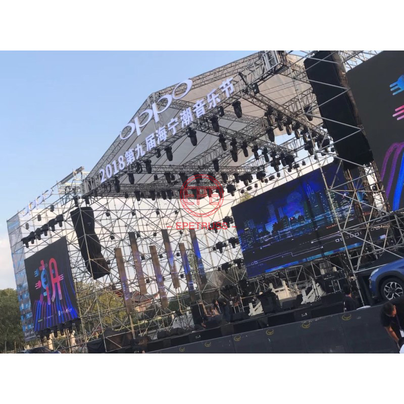 Outdoor Big Event Concert Stage Backdrop Truss Scaffolding Aluminium Truss Display System