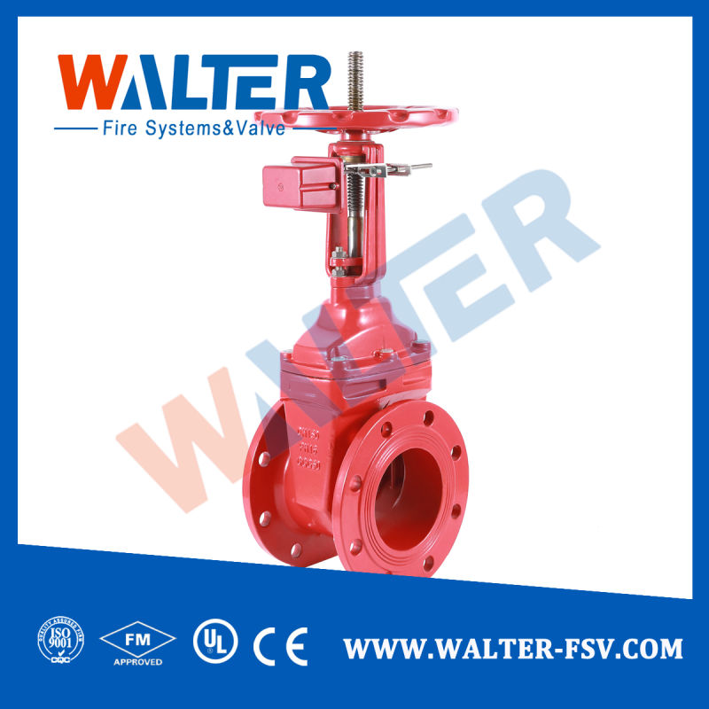 Fire Fighting Handle Wheel Rising Stem Flange Gate Valve