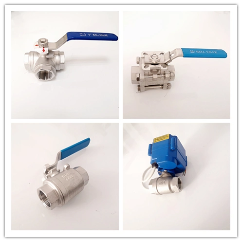 CF8/CF8m Stainless Steel 3PC Pneumatic Actuated Ball Valve