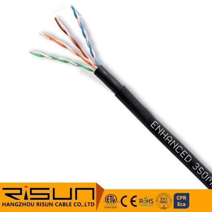 Cat5e U/UTP Outdoor Rated 24 AWG Dual Jacket Electronic Cable