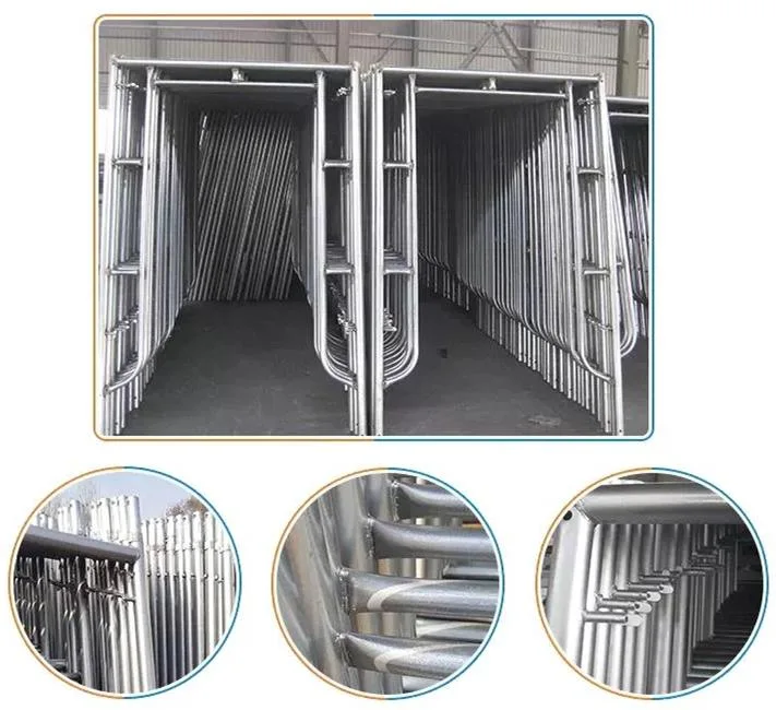 American Type 1219X914mm Painted Galvanized Scaffolding Steel Frame