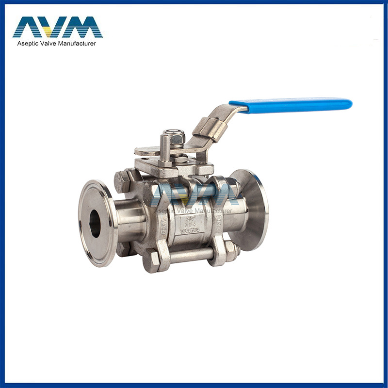 1" Ss 316L Pneumatic 3-Way None Retention Ball Valve