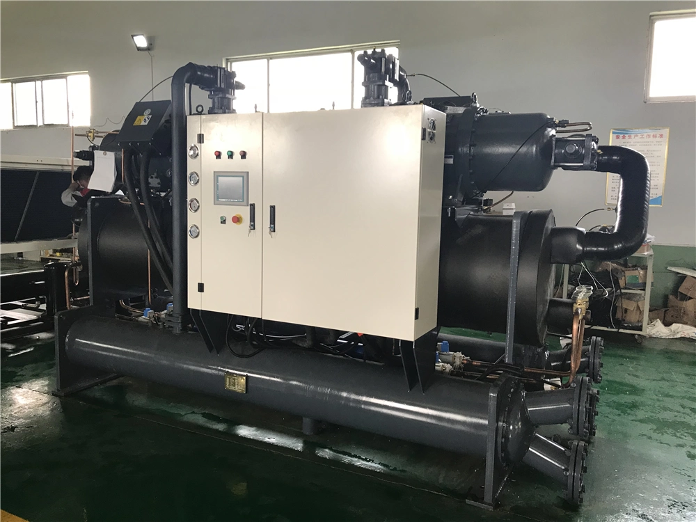 Water Cooled Double Screw Compressor Type Integrated Chiller for Fast Cooling
