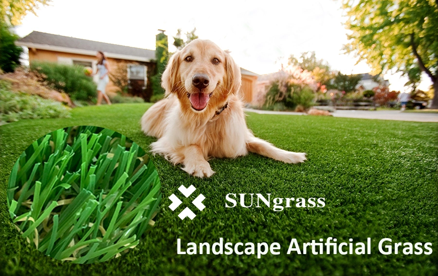 High Density Artificial Grass for Garden or Yard (SUNQ-HY00236)
