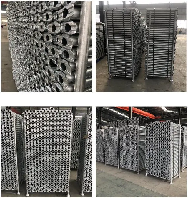 China Supply Scaffolding System Cuplock Building Material Cup Lock Ledger Galvanized Horizontal