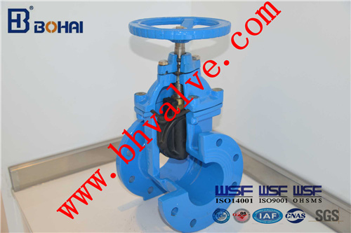 Gate Valve with Non-Rising Resilient Seat for Water Transfer