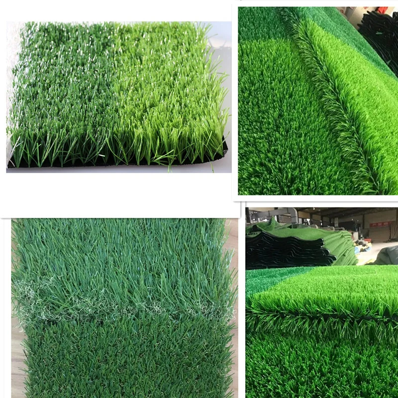 Natural Artificial Football Grass Mat Easy Installation and Maintanance